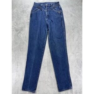 Rocky‎ Mountain Jeans Women 26 Blue Denim High Rise Western Tapered Leg Vintage